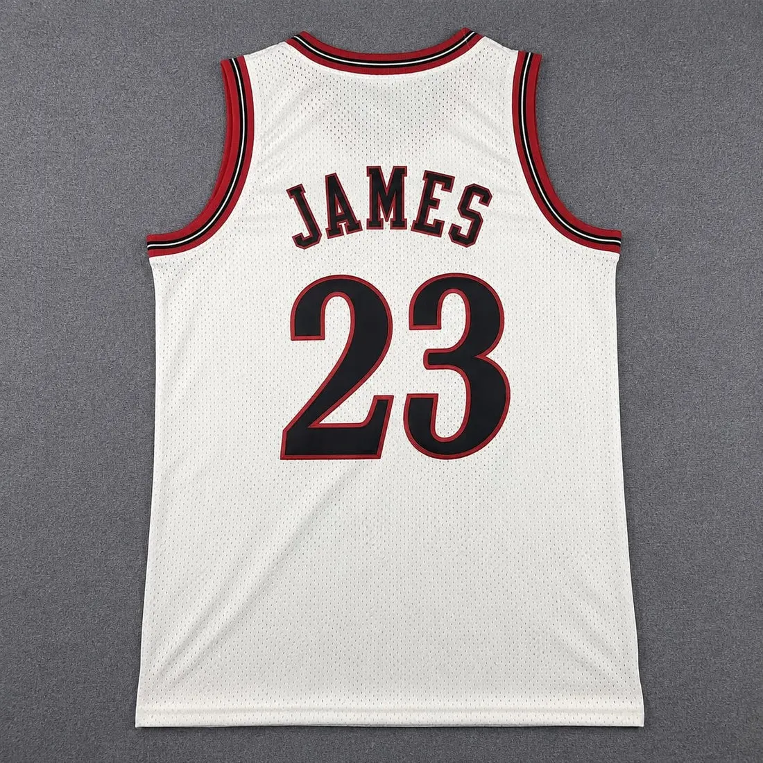 PHILADELPHIA 76ERS LEBRON JAMES WHITE RETRO JERSEY