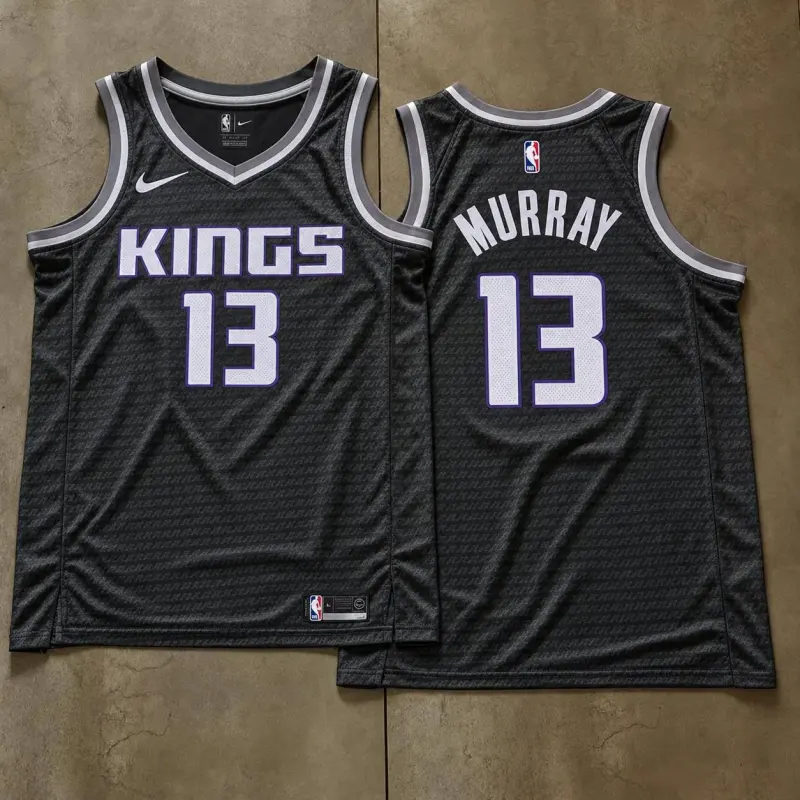 Sacramento Kings Keegan Murray Charcoal Jersey