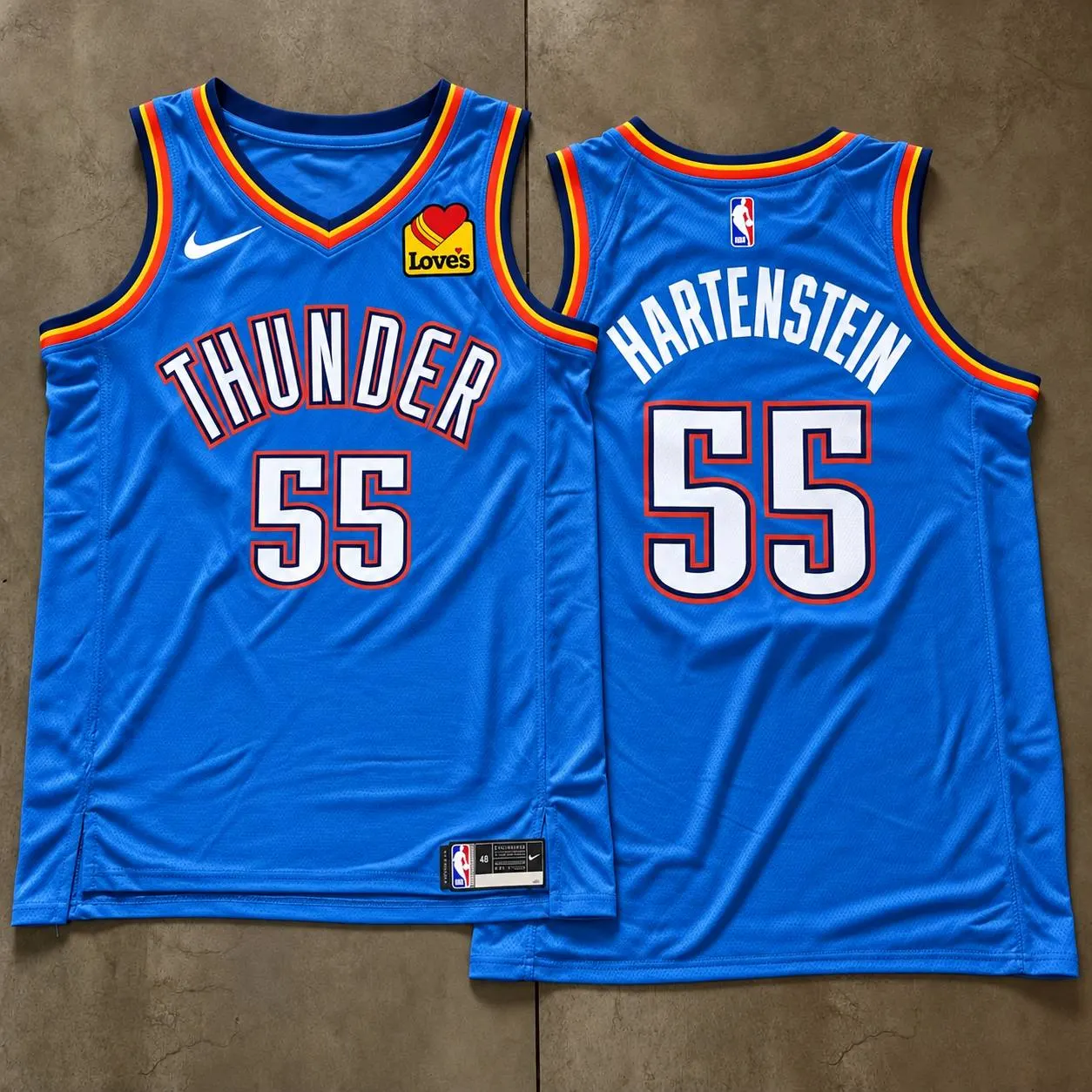 Oklahoma City Thunder Isaiah Hartenstein Blue Jersey