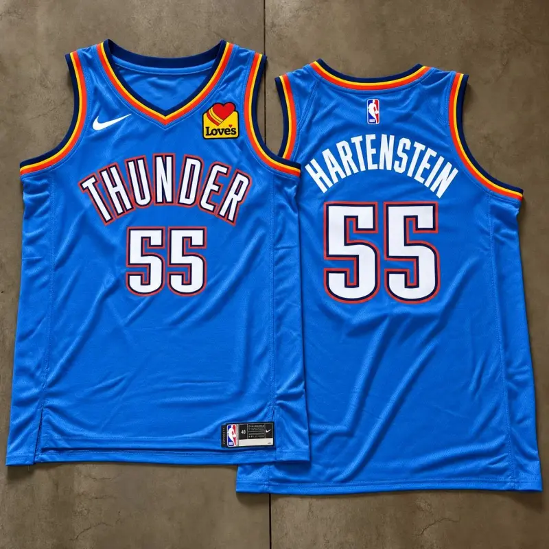 Oklahoma City Thunder Isaiah Hartenstein Blue Jersey