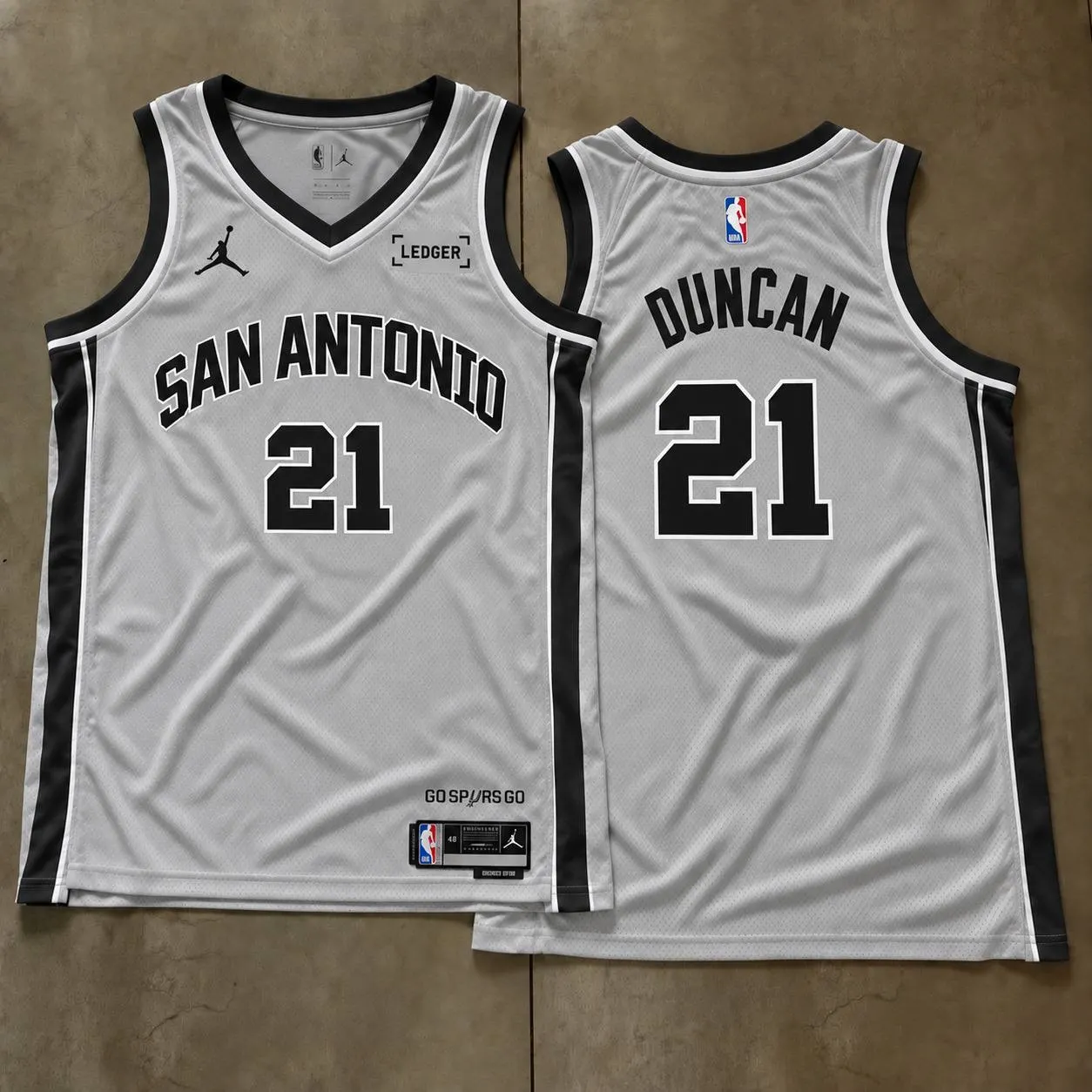 Grey and Black
