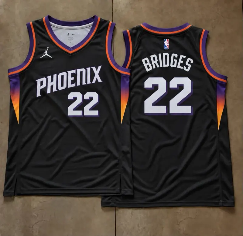 Phoenix Suns Miles Bridges Black Phoenix Jersey