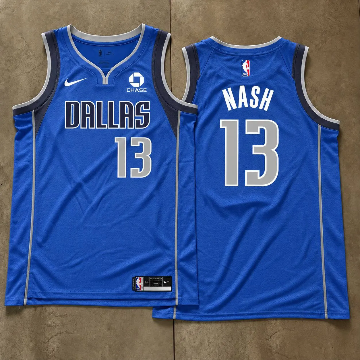Dallas Mavericks Steve Nash Royal Blue Jersey