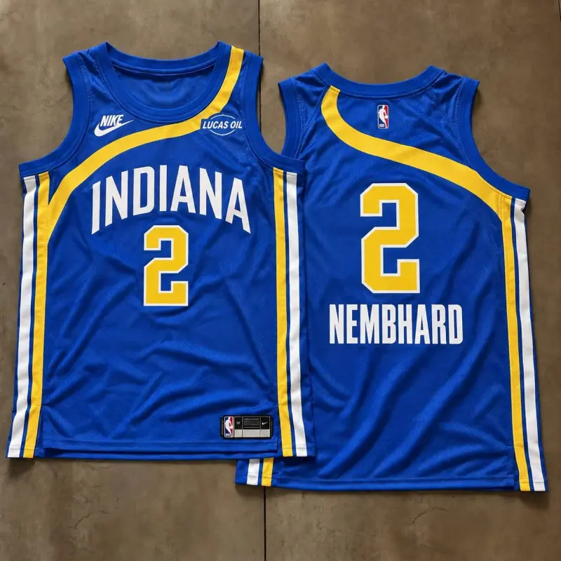 Indiana Pacers Andrew Nembhard Royal Blue Jersey