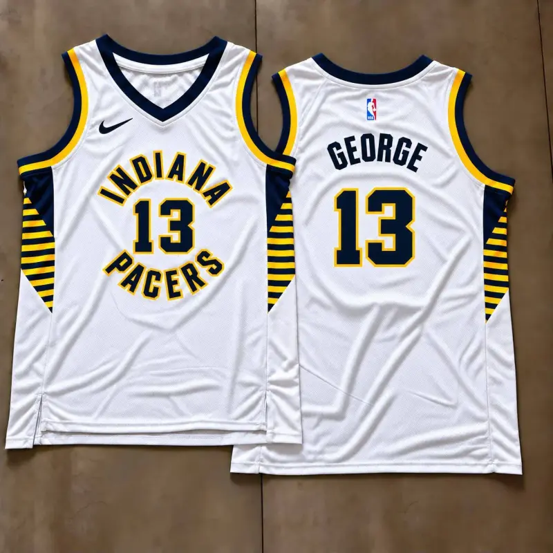 Indiana Pacers Paul George White Jersey