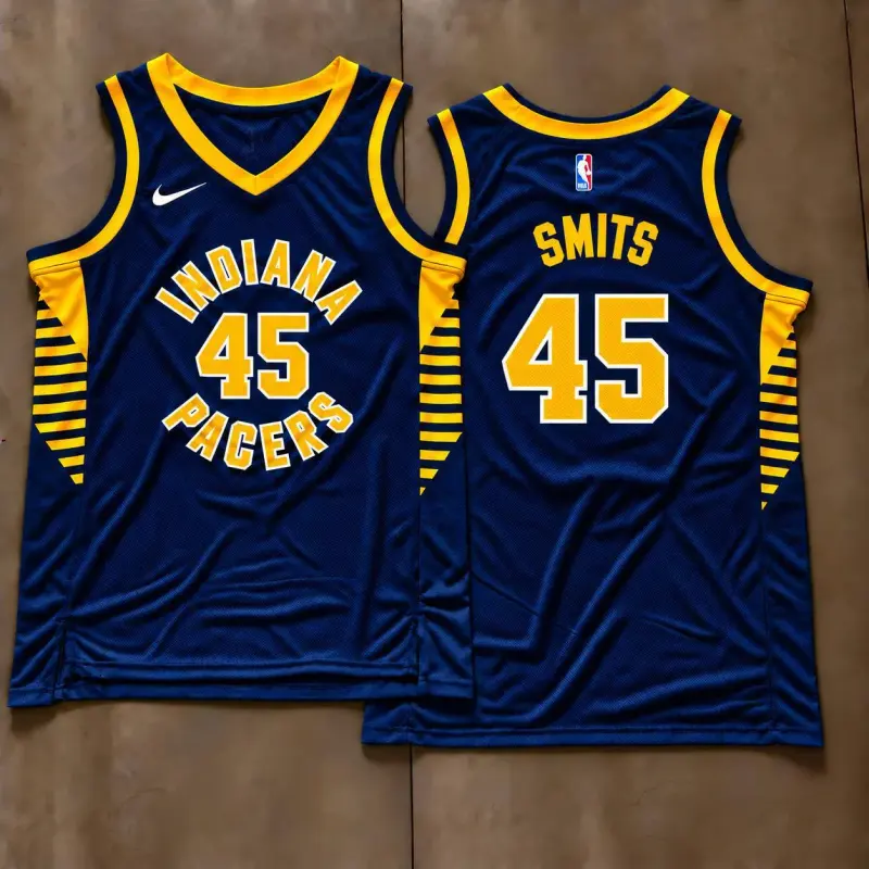 Indiana Pacers Rik Smits Navy Jersey