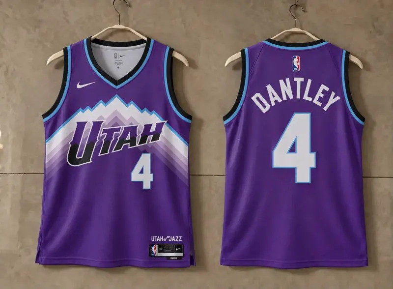 Utah Jazz Adrian Dantley Purple Mountain Jersey