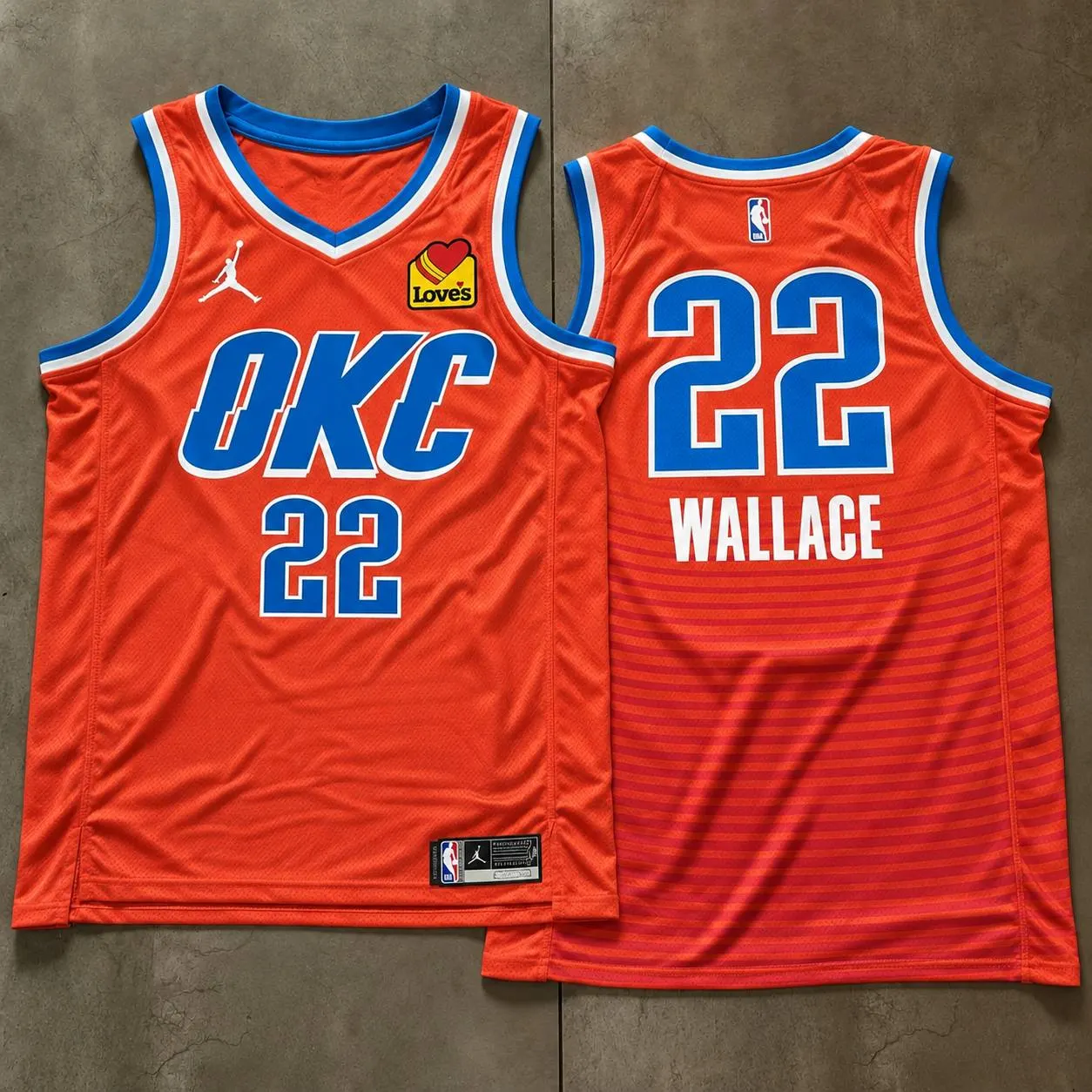 Oklahoma City Thunder Cason Wallace Orange Jersey