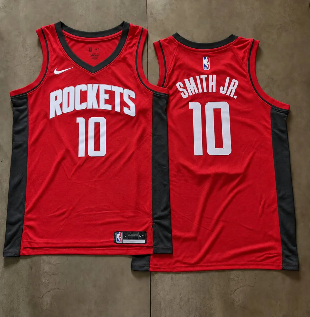 Houston Rockets Jabari Smith Jr. Red Jersey