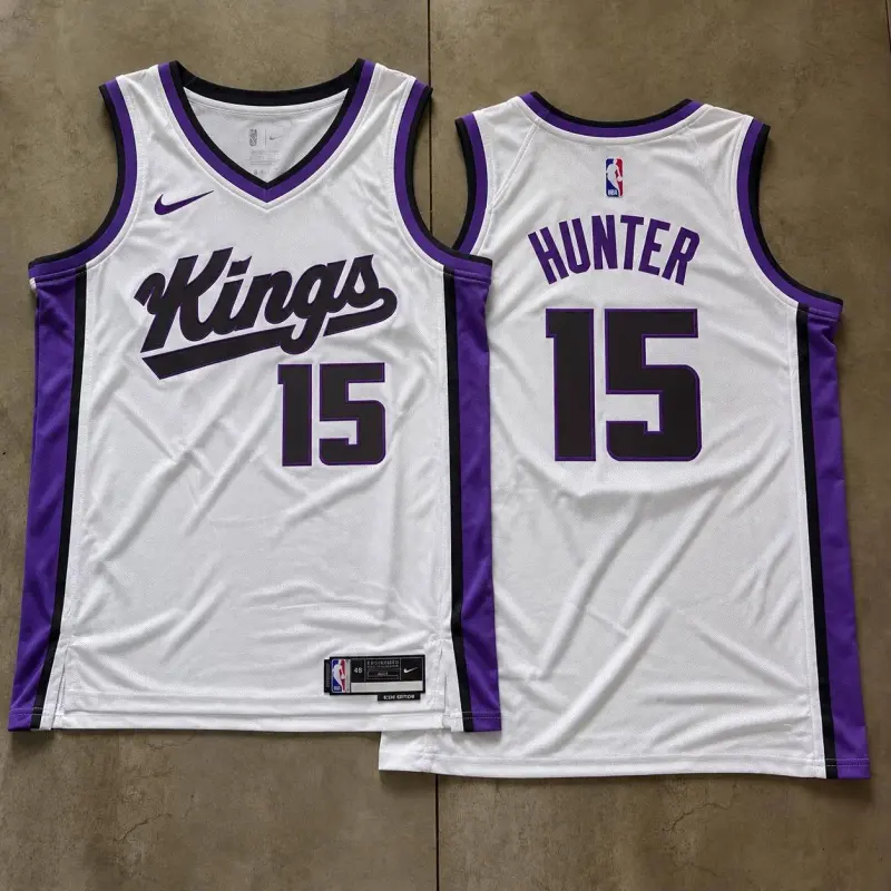 Sacramento Kings De'Andre Hunter White Jersey