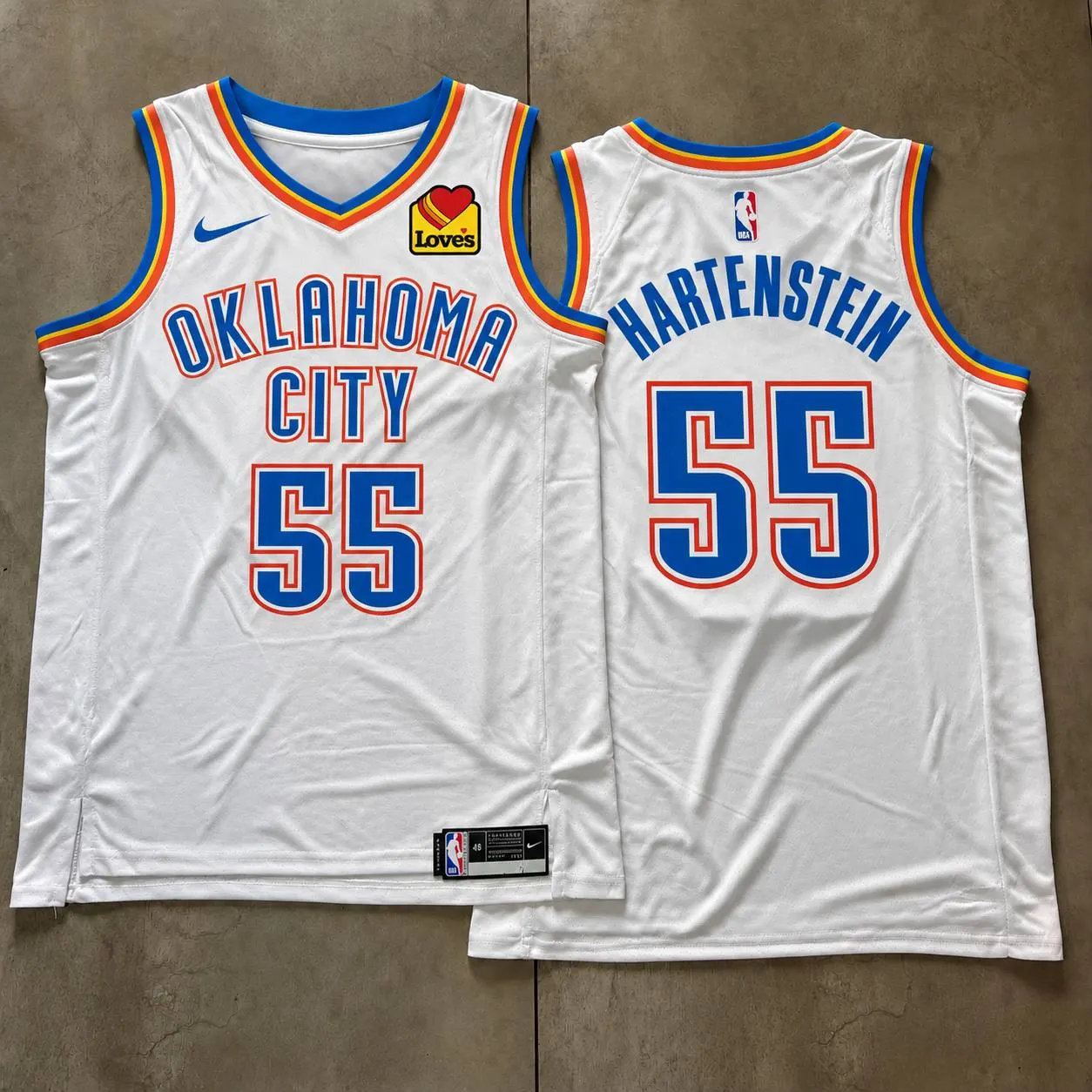 Oklahoma City Thunder Isaiah Hartenstein White Jersey
