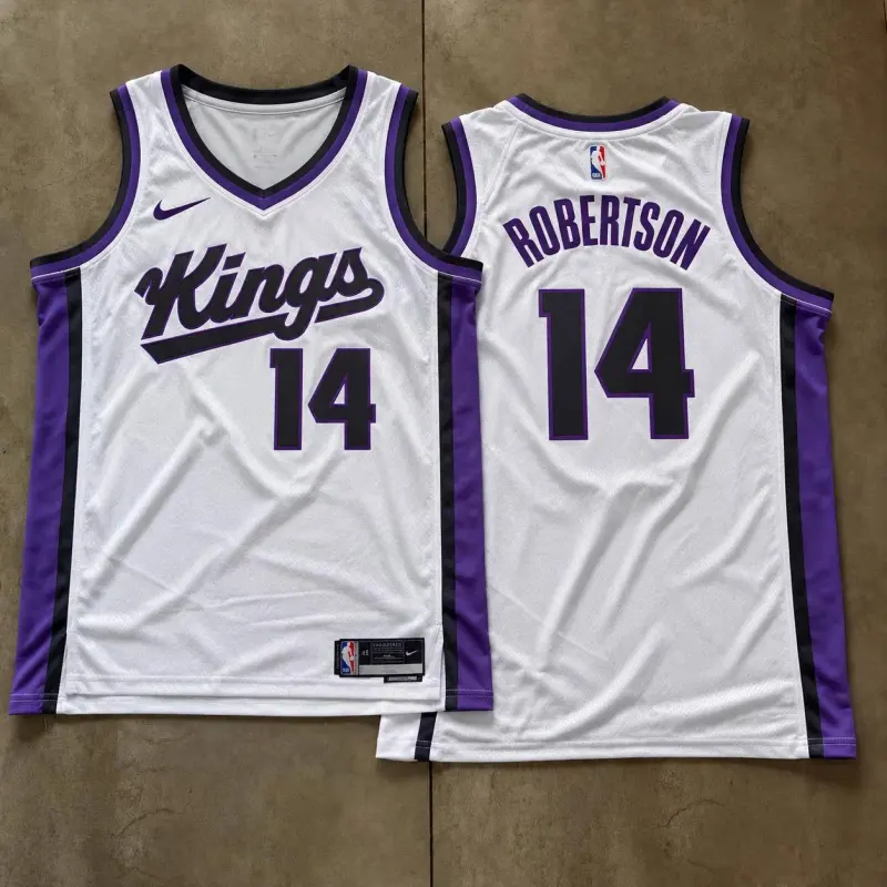 Sacramento Kings Oscar Robertson White Jersey