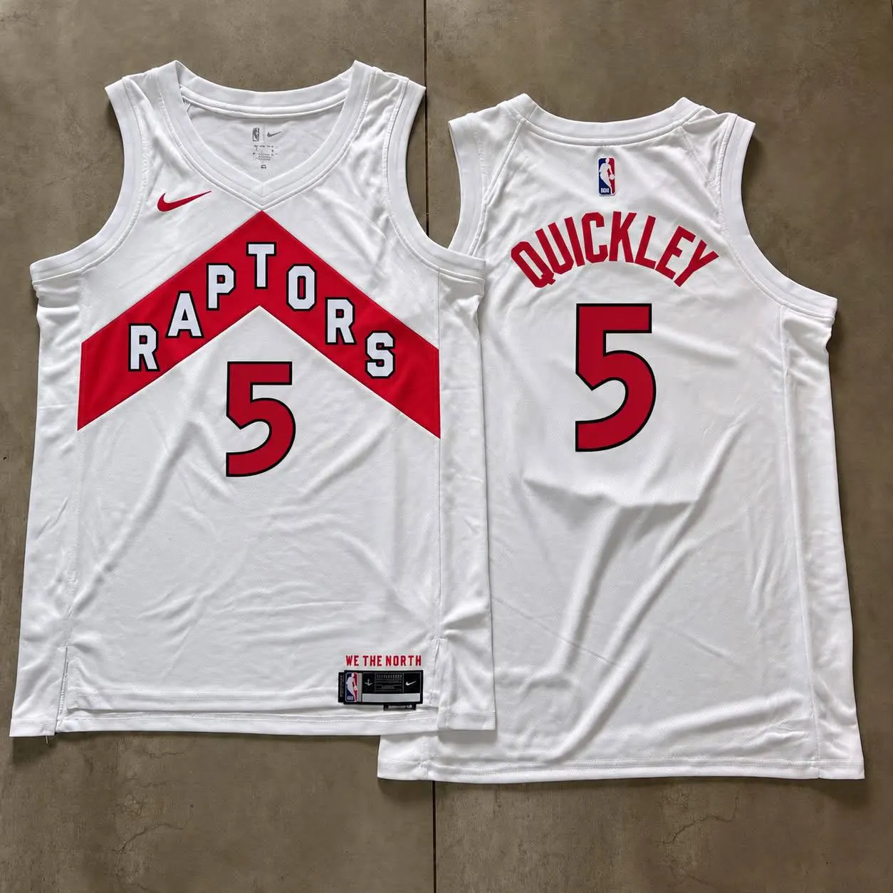 Toronto Raptors Immanuel Quickley White Jersey