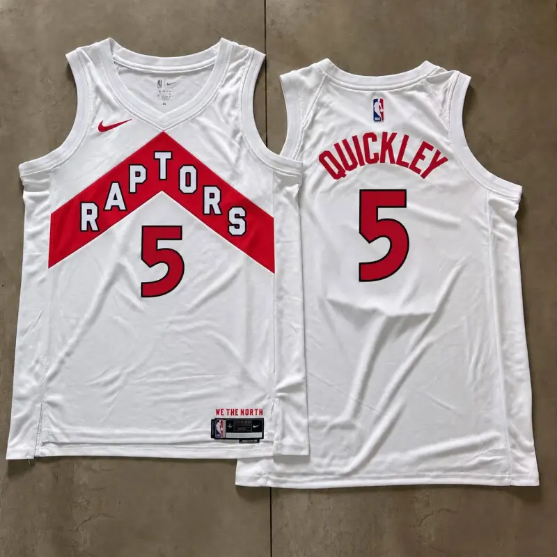 Toronto Raptors Immanuel Quickley White Jersey