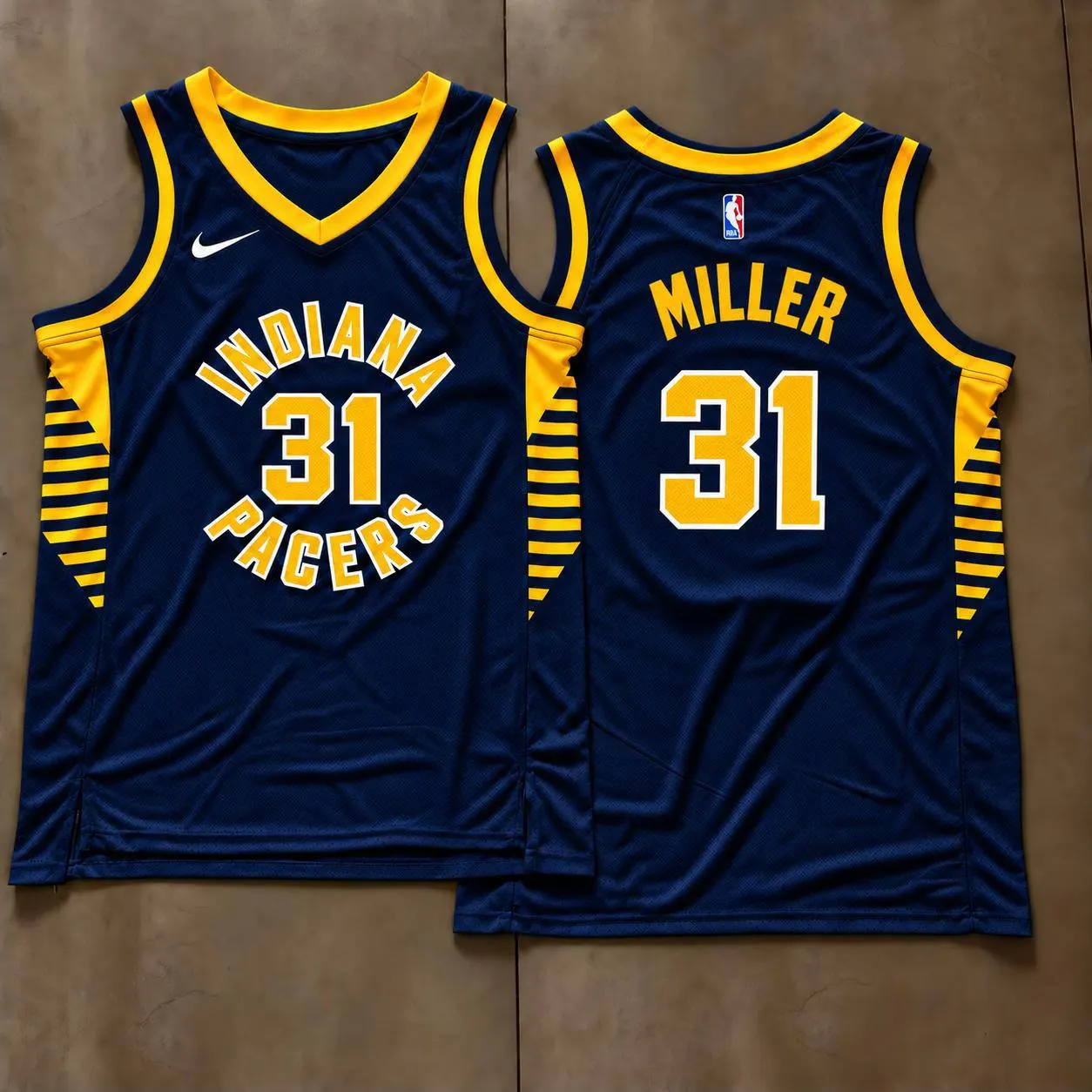Indiana Pacers Reggie Miller Navy Jersey