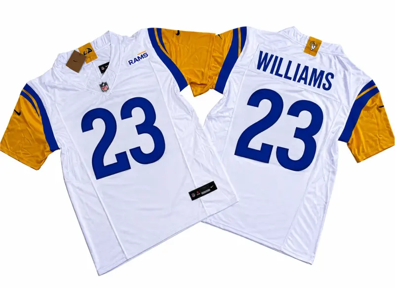 LOS ANGELES RAMS KYREN WILLIAMS WHITE JERSEY