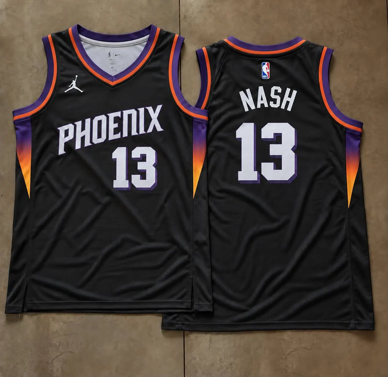 Phoenix Suns Steve Nash Black Phoenix Jersey