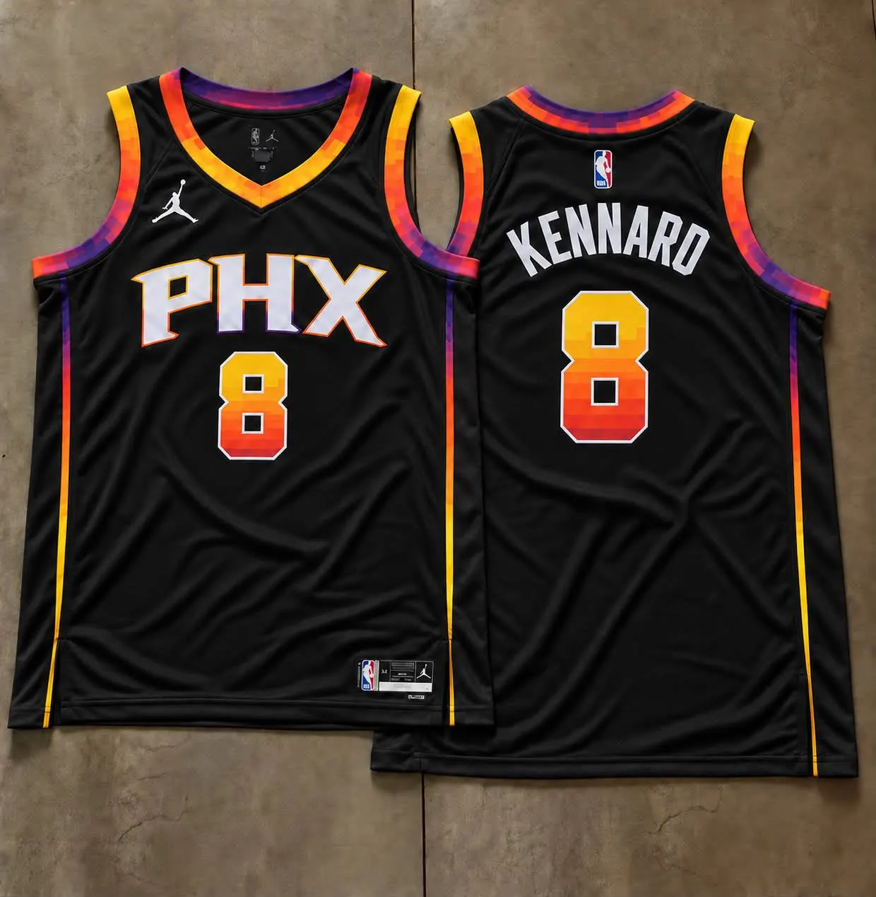 Phoenix Suns Luke Kennard Black PHX Jersey