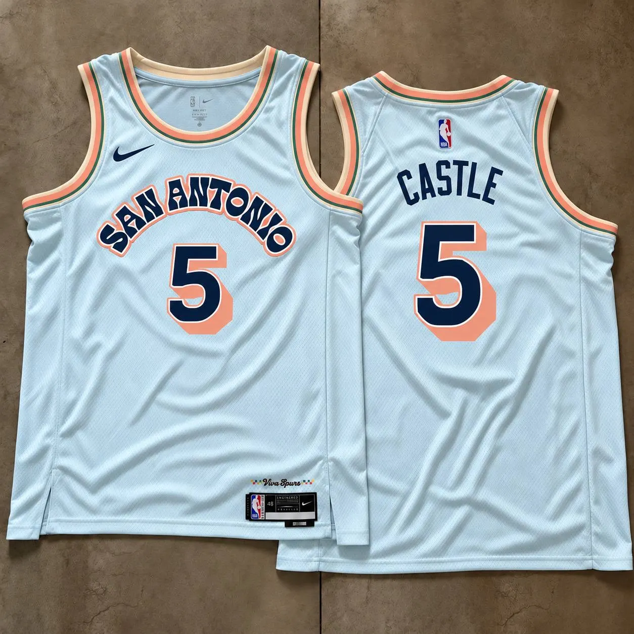 Light Blue and Orange