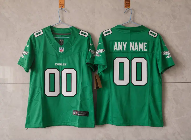 PHILADELPHIA EAGLES CUSTOM KELLY GREEN JERSEY