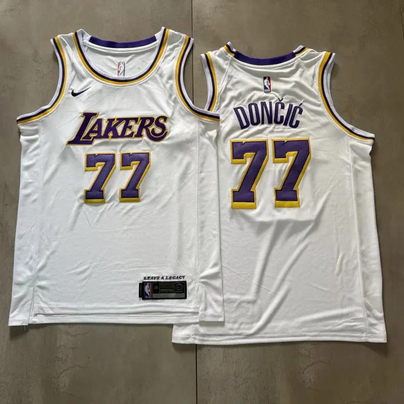 LOS ANGELES LAKERS LUKA DONCIC WHITE JERSEY