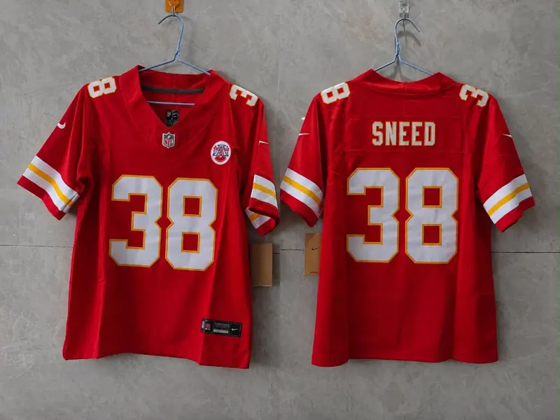KANSAS CITY CHIEFS LA'JARIUS SNEED RED JERSEY