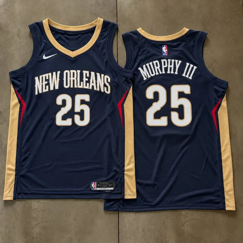 New Orleans Pelicans Trey Murphy III Navy Jersey