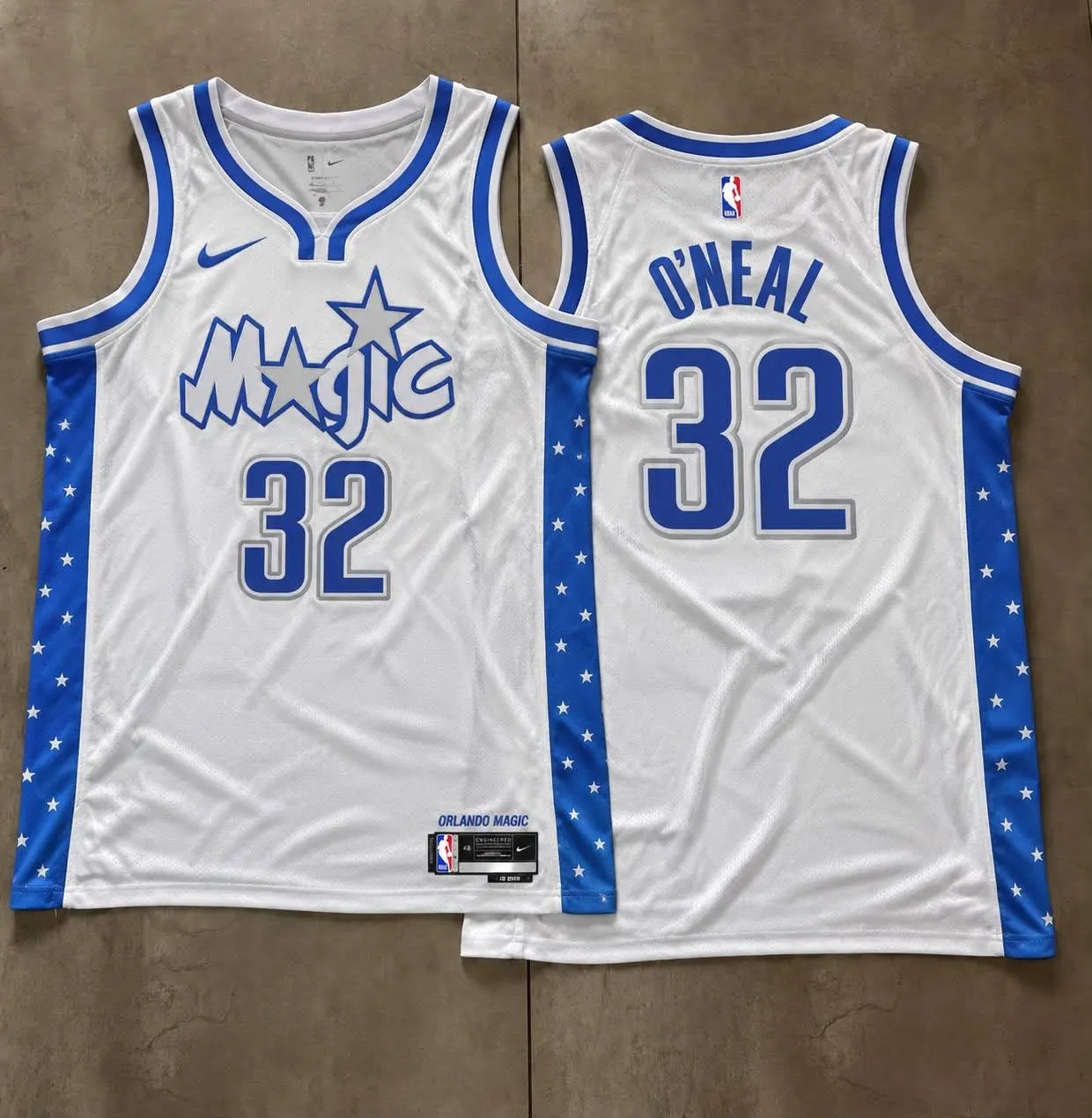 Orlando Magic Shaquille O’Neal White Jersey