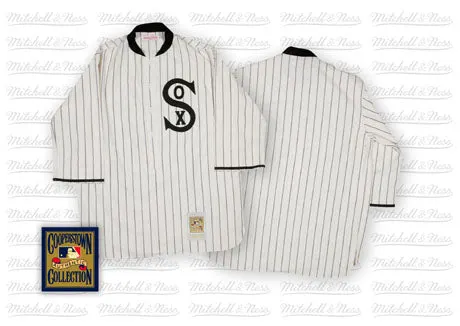 CHICAGO WHITE SOX SHOELESS JOE JACKSON WHITE JERSEY
