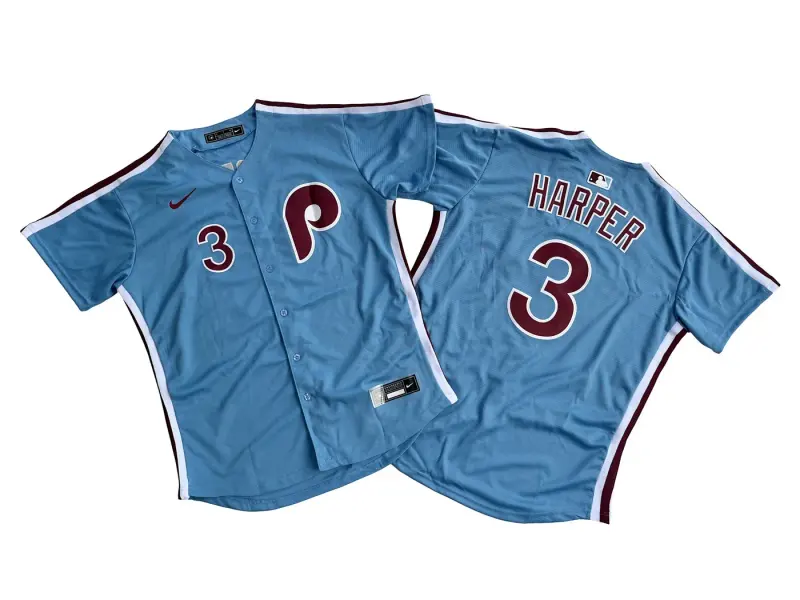 Philadelphia Phillies Bryce Harper Blue Jersey
