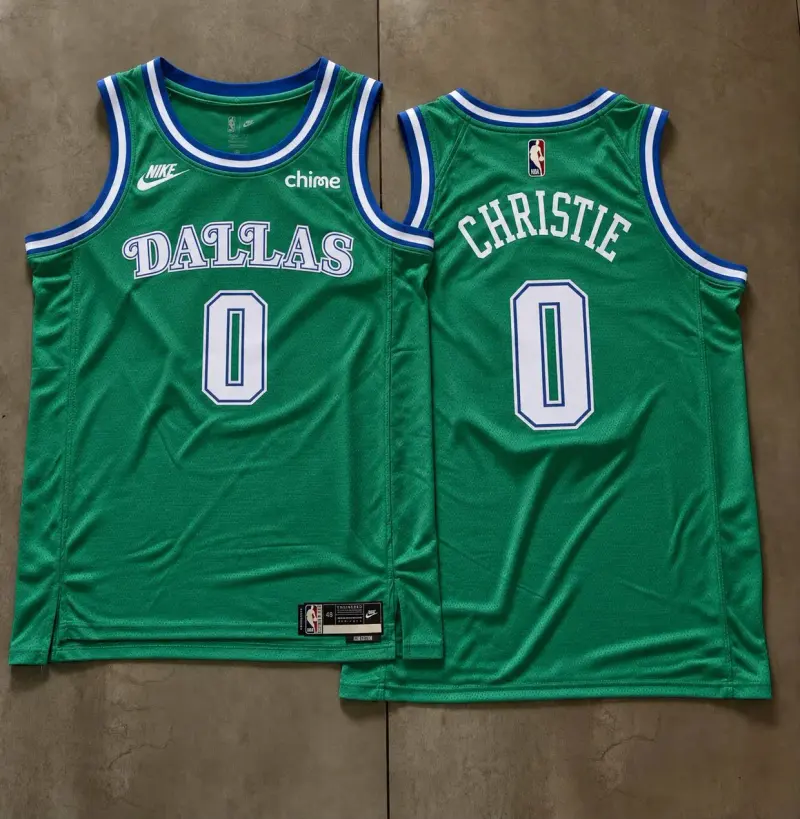 Dallas Mavericks Max Christie Green Jersey