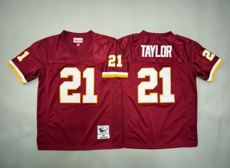 WASHINGTON REDSKINS SEAN TAYLOR RED JERSEY