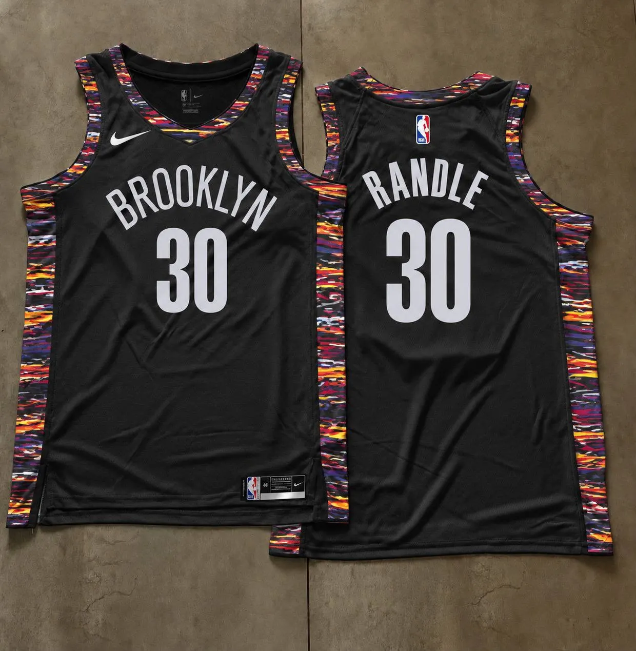 Black and Multicolor