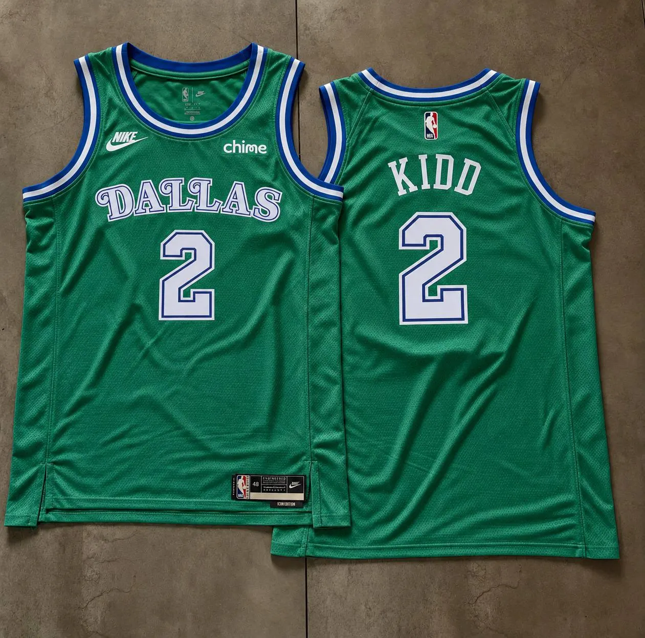 Dallas Mavericks Jason Kidd Green Jersey