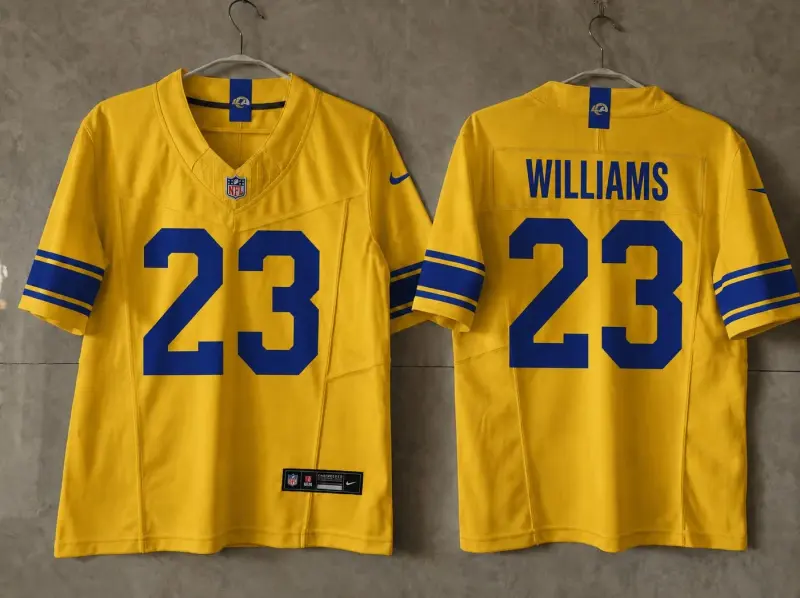 LOS ANGELES RAMS KYREN WILLIAMS YELLOW JERSEY