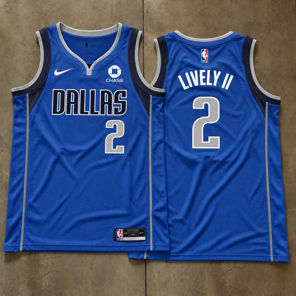 Dallas Mavericks Dereck Lively II Royal Blue Jersey