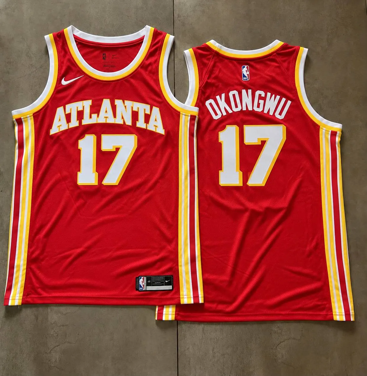 Atlanta Hawks Onyeka Okongwu Red Jersey
