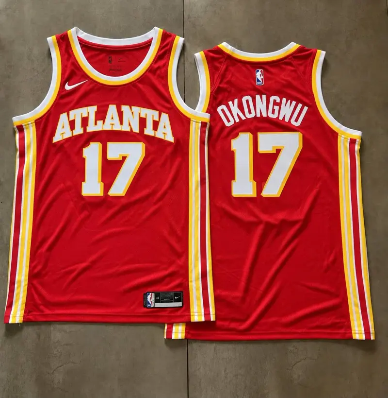 Atlanta Hawks Onyeka Okongwu Red Jersey