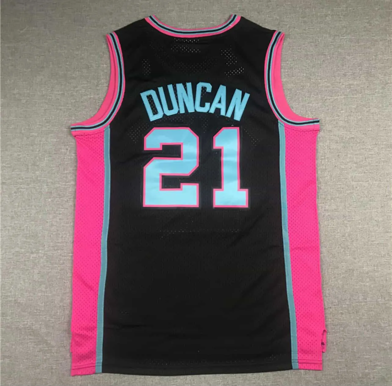 Tim Duncan San Antonio Spurs Basketball Jersey