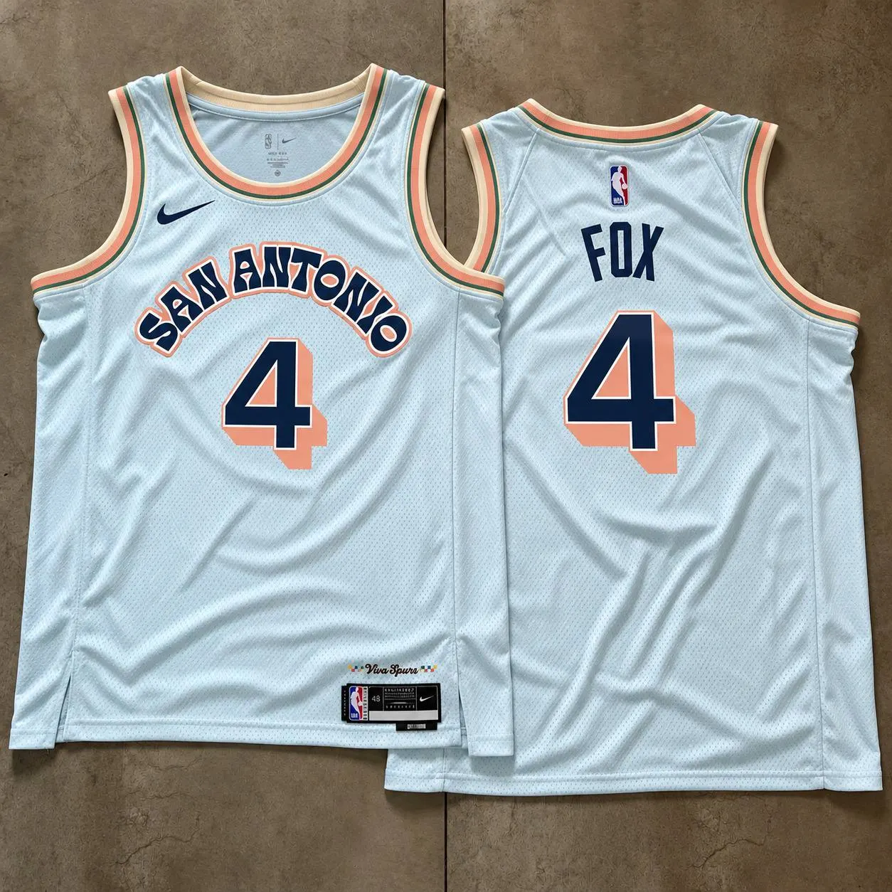 Light Blue and Orange