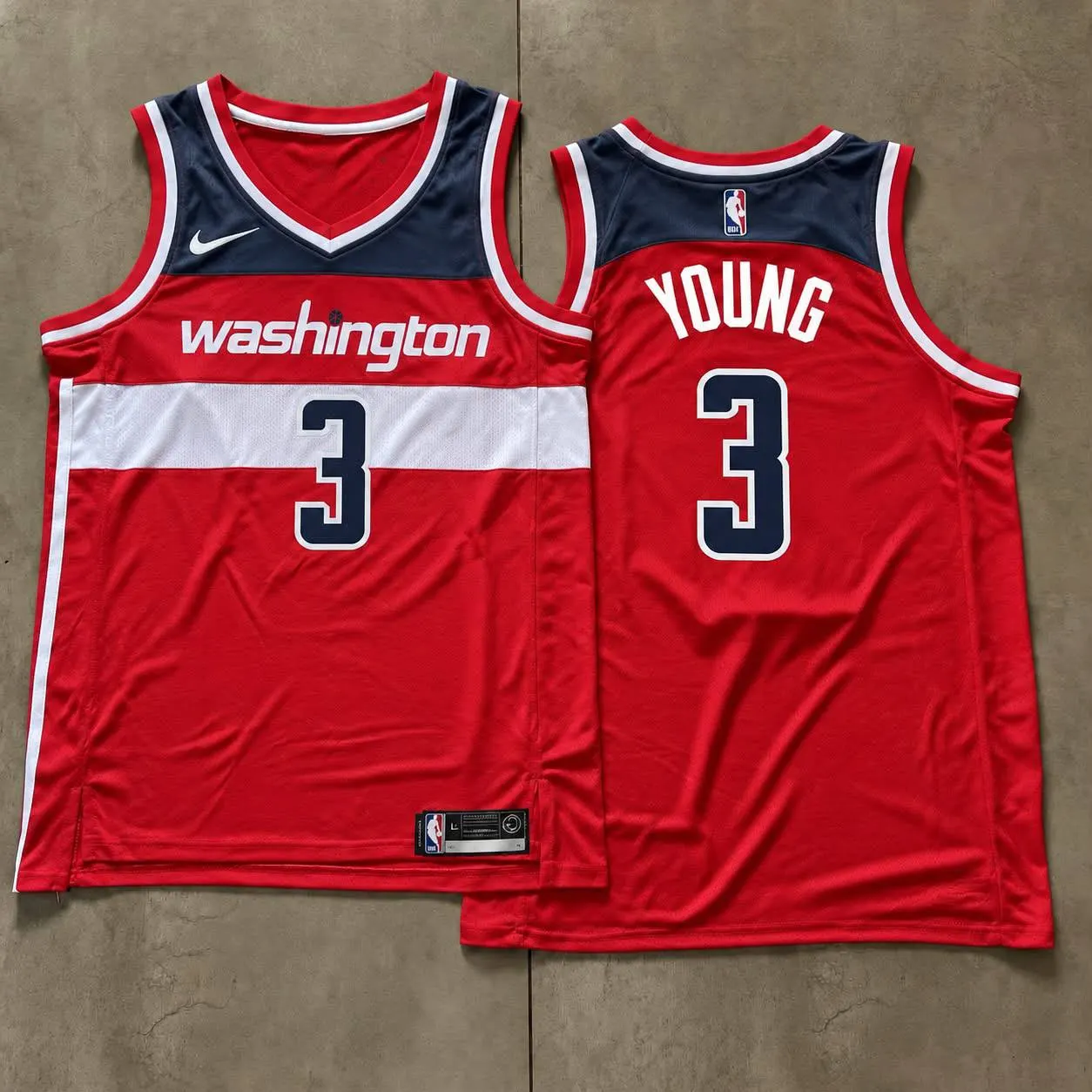 Washington Wizards Trae Young Red Washington Jersey