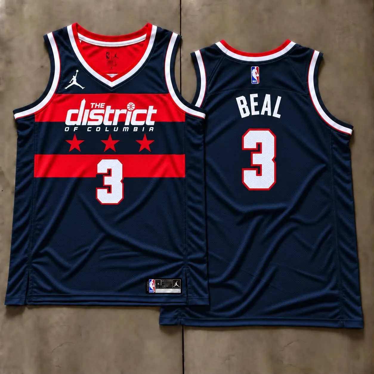 Washington Wizards Bradley Beal Navy Jersey