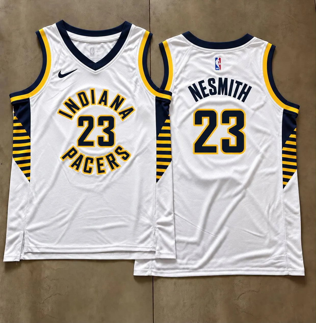 Indiana Pacers Aaron Nesmith White Jersey
