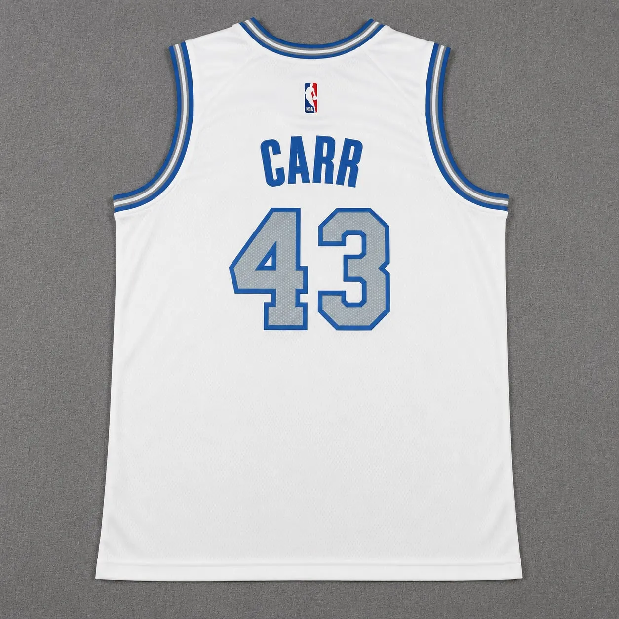 LOS ANGELES LAKERS CAMERON CARR WHITE JERSEY