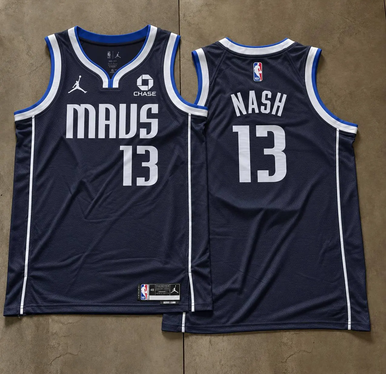 Dallas Mavericks Steve Nash Navy Jersey