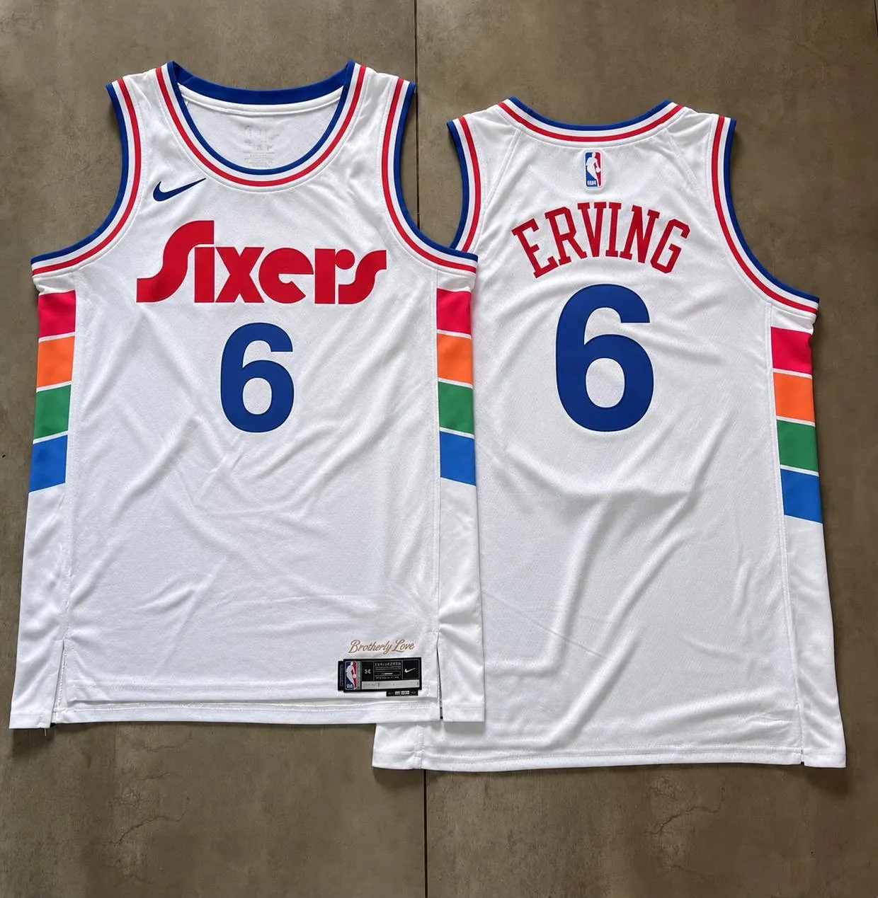 White and Multicolor