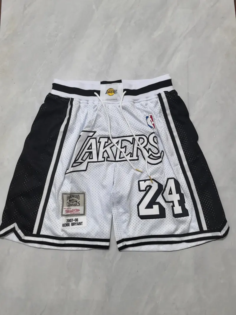 LOS ANGELES LAKERS KOBE BRYANT WHITE JERSEY
