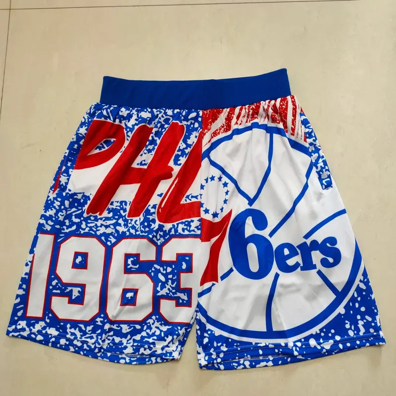PHILADELPHIA 76ERS BLUE SHORTS