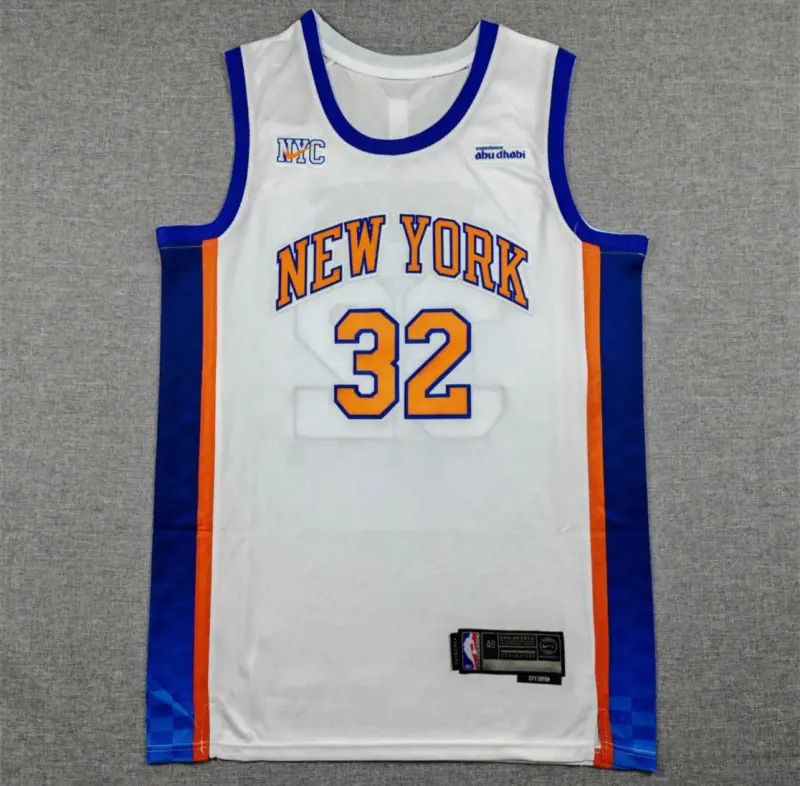 Karl-Anthony Towns White New York Knicks Jersey