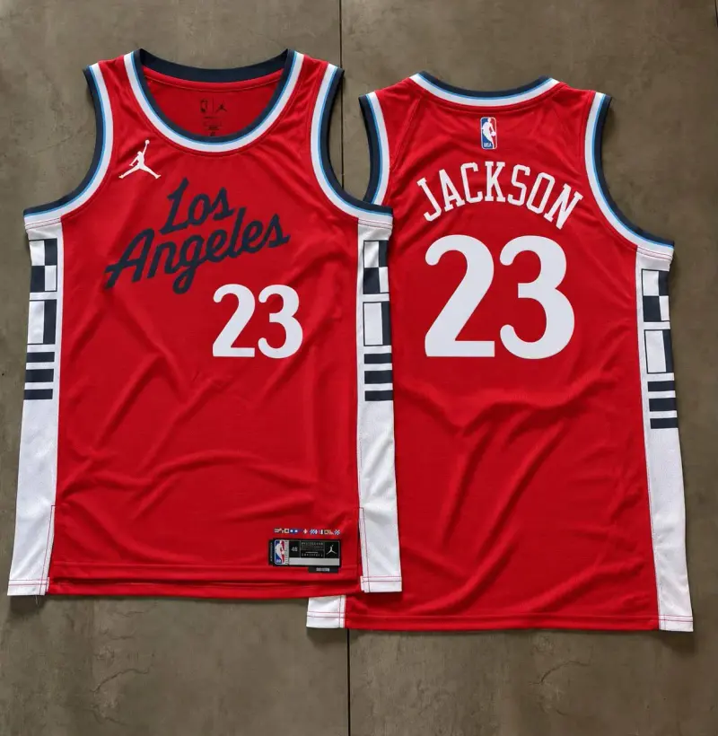 Los Angeles Clippers Isaiah Jackson Red Jersey